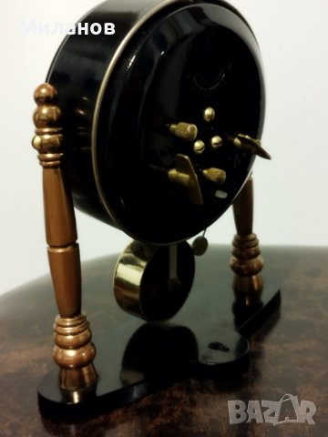 Стар механичен китайски будилник, настолен часовник, снимка 2 - Колекции - 44262422