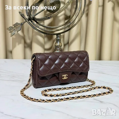 Chanel Дамска Кожена Чанта С Дълга Дръжка За През Рамо Шанел - Различни Цветове Код SEM-128, снимка 5 - Чанти - 55754535