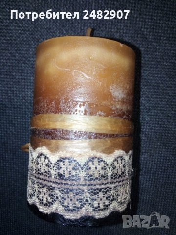 Декоративна свещ, снимка 4 - Декорация за дома - 38276718