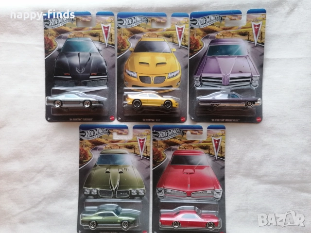 Сет Hot Wheels Рontiac