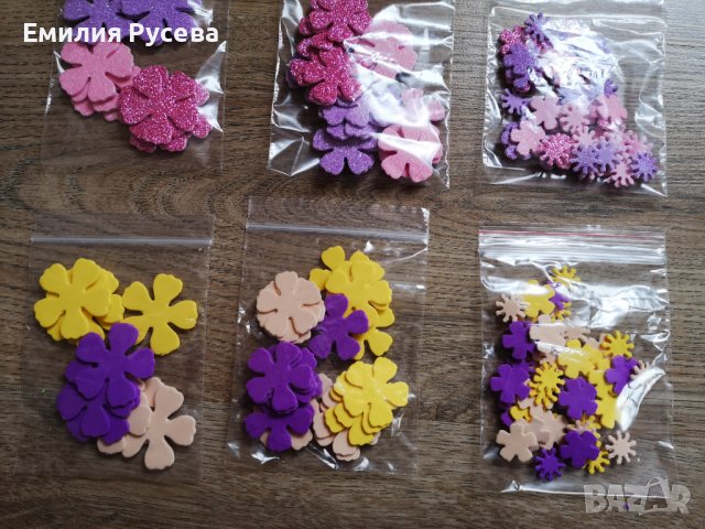 цветя от ева пяна, снимка 2 - Изкуствени цветя - 39450201