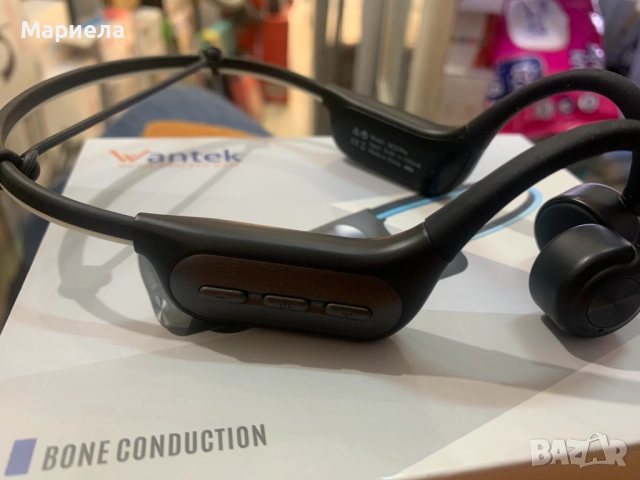 Слушалки с костна проводимост , Водоустойчиви слушалки , Вградена памет, снимка 7 - Bluetooth слушалки - 52736060