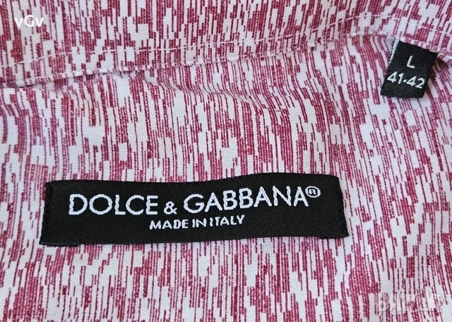 Мъжка риза Dolce&Gabbana - L , снимка 2 - Ризи - 54165035