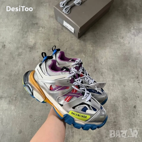 Balenciaga Track Sneaker "Silver/Multicolor" 