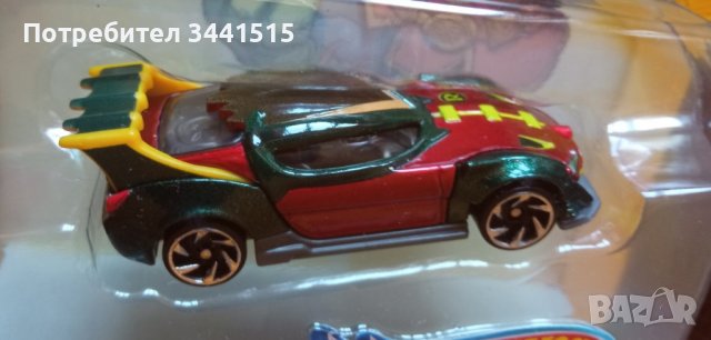 Hot Wheels Character Cars Wonder Woman, The Flash, Robin Die-Cast 1:64, снимка 3 - Колекции - 38433712