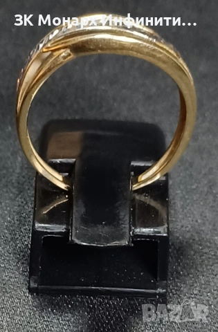 Златен пръстен/585/, снимка 3 - Пръстени - 53876581