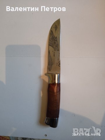 Руски ловен нож,Вълк, снимка 1 - Ножове - 42906312