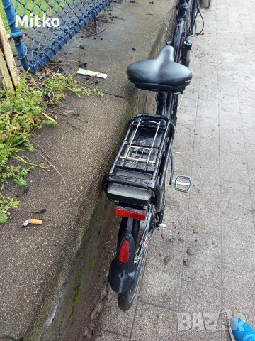 28 цола електрически алуминиев велосипед с 7 скорости усилени капли амортисьори предни като нов , снимка 15 - Велосипеди - 53373021