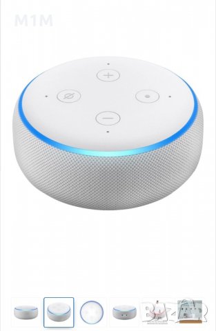 Тонколона Amazon Echo Dot 3, Alexa, снимка 5 - Тонколони - 33770983