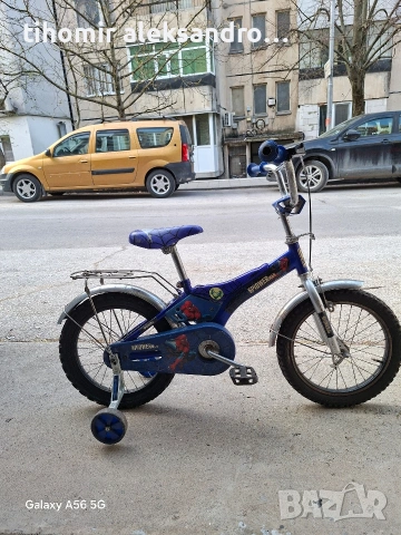 Продавам детско колело 16 с помощни колела., снимка 4 - Велосипеди - 50272556