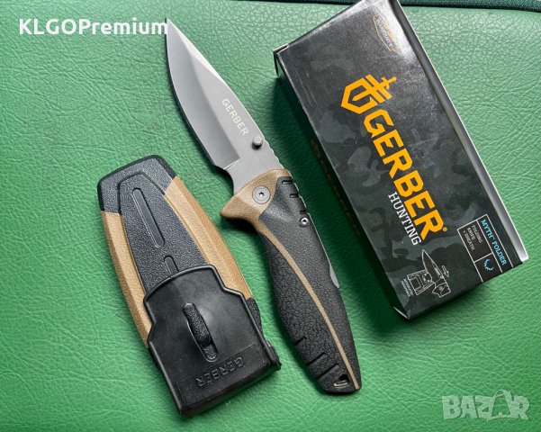 ТОП Сгъваем Нож Gerber с гумен калъф ножове за оцеляване колекция, снимка 1 - Ножове - 34310275