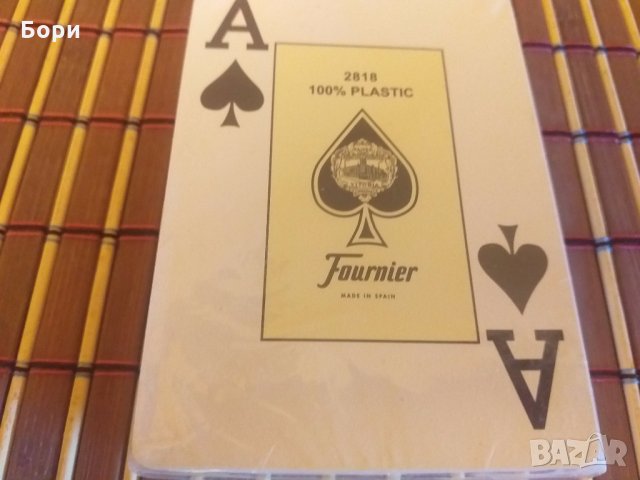 Fournier CASINO пластик , снимка 2 - Карти за игра - 30872193