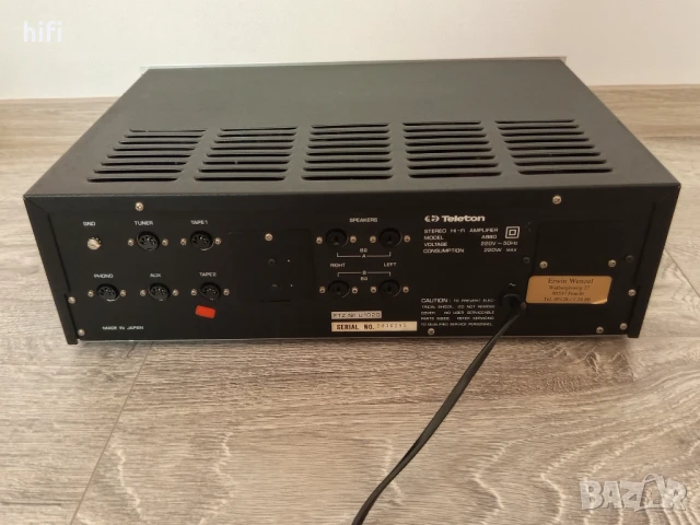 Стерео усилвател Teleton A660, снимка 7 - Ресийвъри, усилватели, смесителни пултове - 51265822