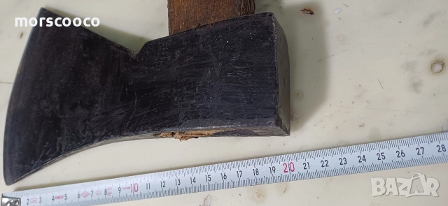 Рядък немски топор - ,,Ochsenkopf - Gold"- 1600гр. , снимка 4 - Антикварни и старинни предмети - 52604733