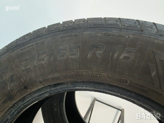 2бр летни гуми 215/65/16 VREDESTEIN L04805 , снимка 4 - Гуми и джанти - 53256361