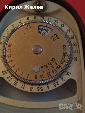 Стар СВЕТЛОМЕР WERRALUX уред за ФОТОАПАРАТ Фотография 26176 , снимка 7 - Антикварни и старинни предмети - 34415545