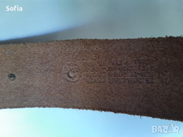 Мъжки колани Съветски кожа и метал и WRANGLER 80те кожа/текстил и метал, снимка 4 - Колани - 33121624