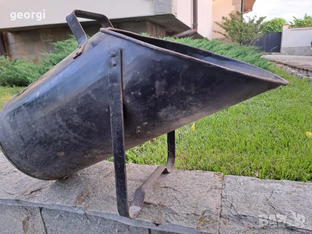 ретро метална кофа за въглища , снимка 2 - Въглища - 50396238