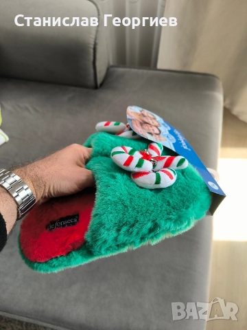 Дамски чехли defonseca коледни, снимка 2 - Пантофи - 52635943