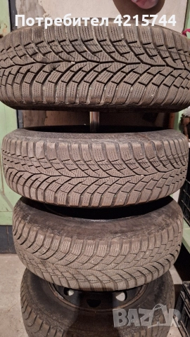 Зимни гуми Continental с метални джанги 80лв.брой