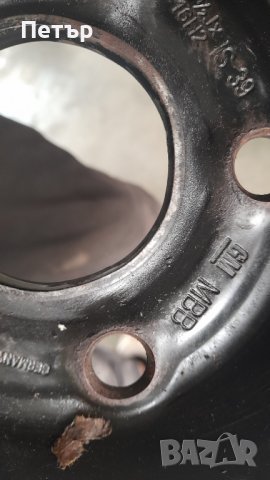 Оригинални метални джанти за Опел/Шевролет -" 5x105х56.6-16цола, снимка 3 - Гуми и джанти - 42825957