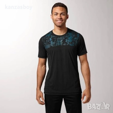 Reebok Men's T-Shirt Street Workout PlayDry Black - мъжка тениска р-р L
