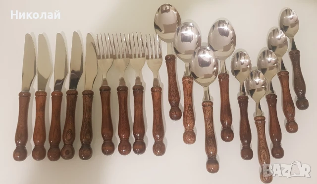 Винтидж прибори за хранене, снимка 3 - Прибори за хранене, готвене и сервиране - 50608924