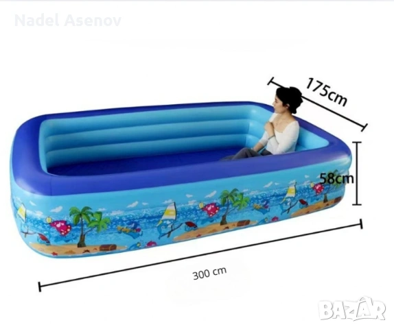 басейн , снимка 2 - Басейни и аксесоари - 53980096