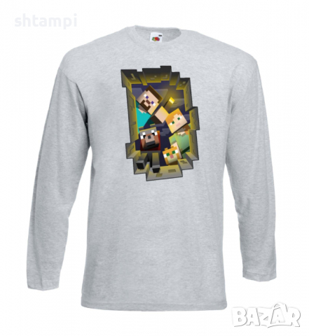 Мъжка тениска майнкраф Minecraft Search Party,Minecraft,Игра,Забавление,подарък,Изненада,Рожден Ден., снимка 8 - Тениски - 36496650