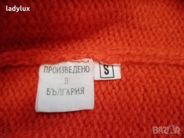 TexTon, Вълнена Блуза с Голяма Шал Яка, Размер S. Код 1493, снимка 6 - Блузи с дълъг ръкав и пуловери - 35527222