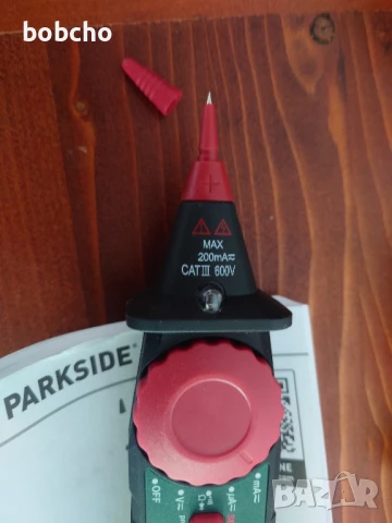 Измервателни уреди: амперклещи и писалка Parkside, снимка 10 - Други инструменти - 50589205