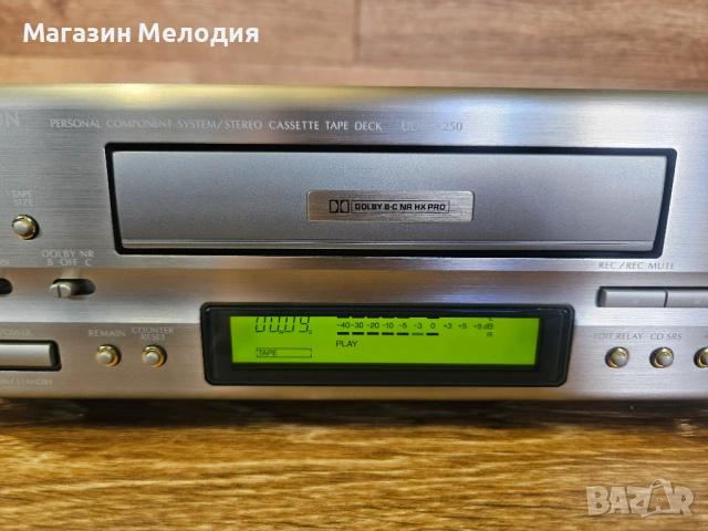 Касетен дек Denon UDR-250 Триглав – Висок клас касетен дек (тип чекмедже) в отлично състояние, снимка 6 - Декове - 54143283