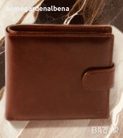 Мъжко портмоне от естествена кожа — различни цветове, снимка 6 - Портфейли, портмонета - 54164791