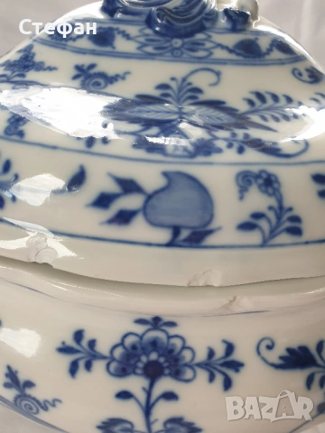 Порцеланов терин Майсен, снимка 9 - Антикварни и старинни предмети - 54307136