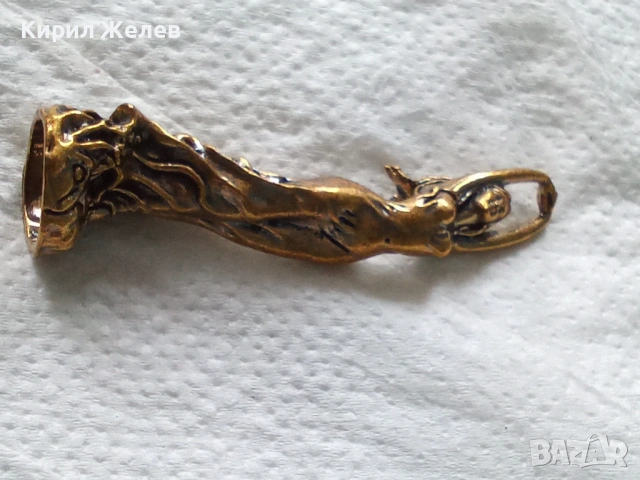 Месингова статуетка фигура 44425