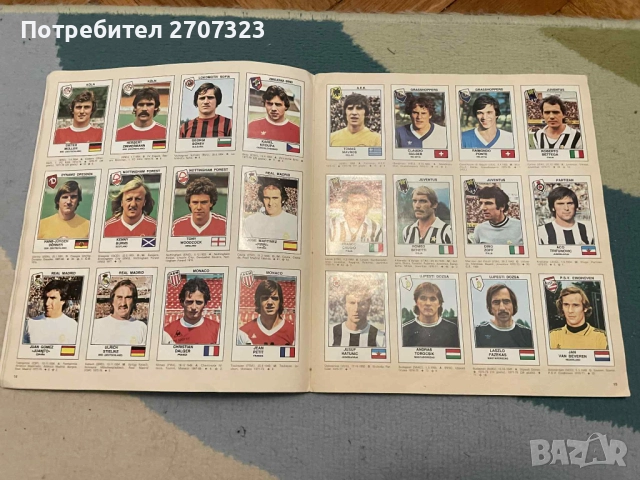 Албум Панини Евро футбол 1979 - 100% попълнен, снимка 6 - Списания и комикси - 51473946