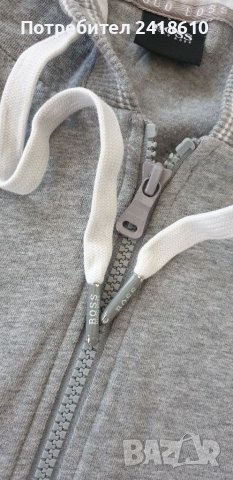 Hugo Boss Jacket Hooded Full Zip Mens Size М ОРИГИНАЛ! Суичер с цял Цип!, снимка 9 - Спортни дрехи, екипи - 38372297