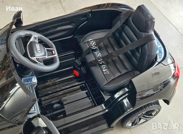 ТОП ЦЕНА!НОВО!Акумулаторна кола AUDI RS E-tron GT с меки гуми,12V батерия , снимка 11 - Детски велосипеди, триколки и коли - 39218266