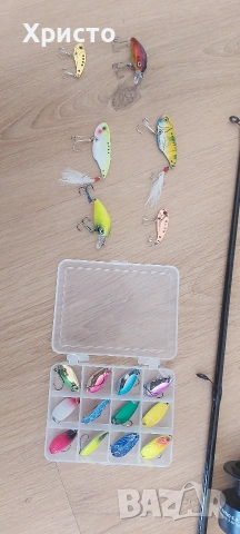 Нов спининг к-т от карбонова въдица с макара влакно и примамки , снимка 5 - Въдици - 54023626