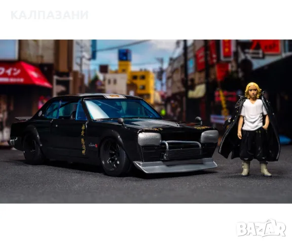 Tokyo Revengers 1971 Nissan 1:24 253255064, снимка 3 - Коли, камиони, мотори, писти - 49058090