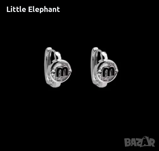 Pre order Сребърни обеци бранд,blac,колекция"Famous"/нови