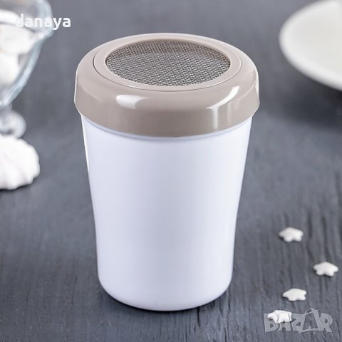 3556 Диспенсър за пудра захар или подправки, 220 мл, снимка 3 - Аксесоари за кухня - 39714390