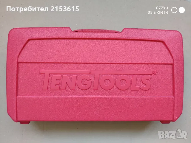 Teng tools тенг 1/4 и 1/2 гидория 95 части КАЧЕСТВЕНИ вложки ключове отвертки комплект, снимка 10 - Куфари с инструменти - 48556596