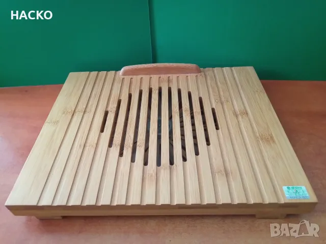 Бамбуков Охладител Тип Масичка С Вентилатор за Охлаждане Размери 25/28 см., снимка 5 - Други - 49111858