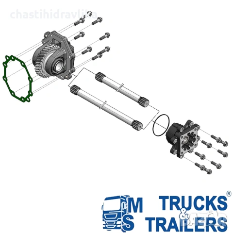 PTO Включвател за SCANIA GR875 / GRS895R OMFB