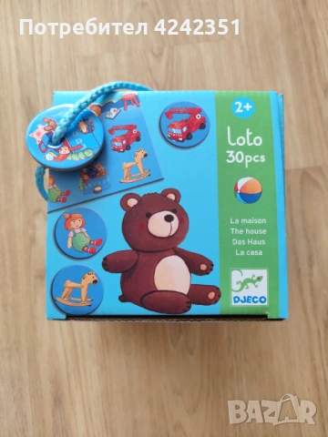 Образователна лото игра Djeco - къщата