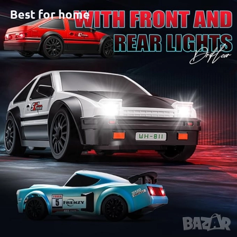 ACAMMZAR Дрифт количка с дистанционно управление, 1:24 20KM/H 4WD , снимка 3 - Коли, камиони, мотори, писти - 52807840