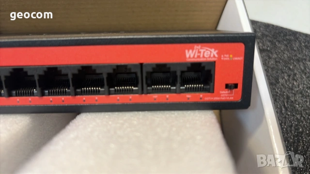 Wi-Tek WI-PS210H V.1 8-Ports 100Mbps PoE+ 2 Port Uplink Ports, снимка 3 - Суичове - 52522902