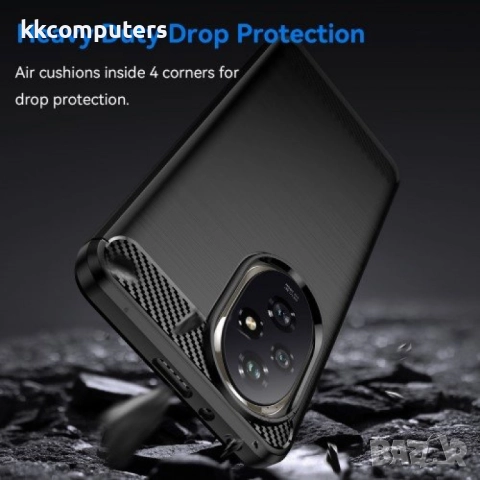 Honor 200 5G Удароустойчив Carbon Fiber Калъф и Протектор, снимка 4 - Калъфи, кейсове - 52837980