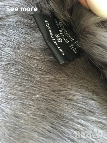 Style Butler елек с косъм заек и лисица за декорация S, снимка 9 - Елеци - 52586103